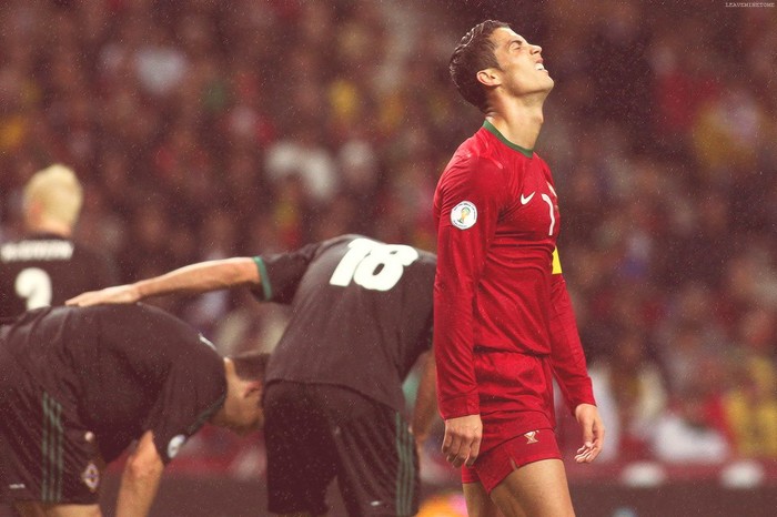 Sự thất vọng của Ronaldo.